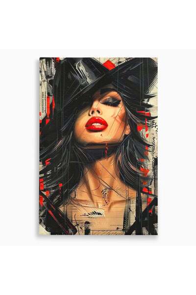 Luxcanva Tablou Canvas Privirea de Catifea 70x100 cm pe Sasiu Lemn Privirea d...