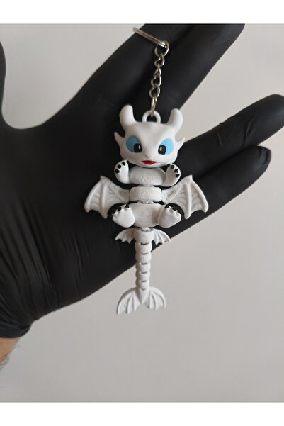 Dişsiz Toothless Eklemli Anahtarlık Figürü 10 CM