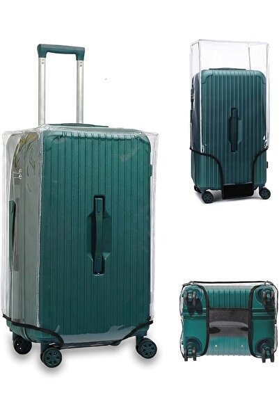 PUMHUBO Trunk Luggage Cover, Transparent PVC Suitacse Cover, Travel Waterproo...