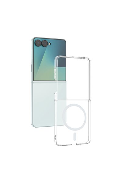 kilifone حافظة متوافقة مع هاتف Galaxy Z Flip 8، غطاء شفاف من البولي كربونات ا...