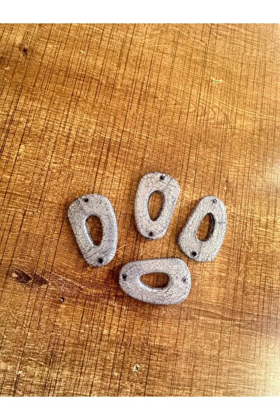 Gönülden Tasarım 6X4 cm 4 Pieces Bone Jewelry Beads