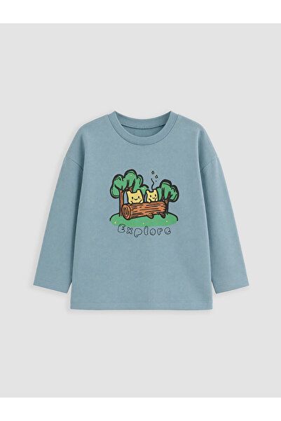 LC Waikiki Peak New Season Oil Printed Boys' T-Shirt