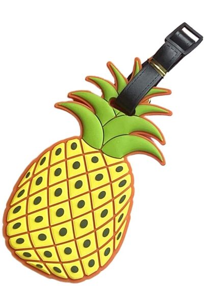 Generic علامات تعريف حقائب السفر من السيليكون على شكل فواكه