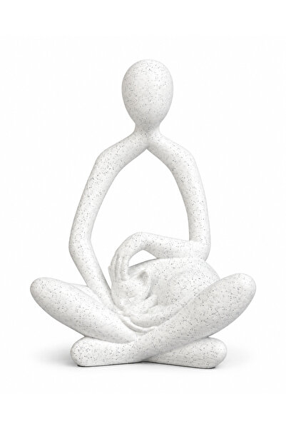 3dlink Statuetă Artistică Abstractă cu Pisică – Piesă Decorativă Zen pentru B...