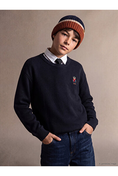 LC Waikiki I Cute Teddy Bear Embroidered Boys' Knit Sweater from Freezen Store