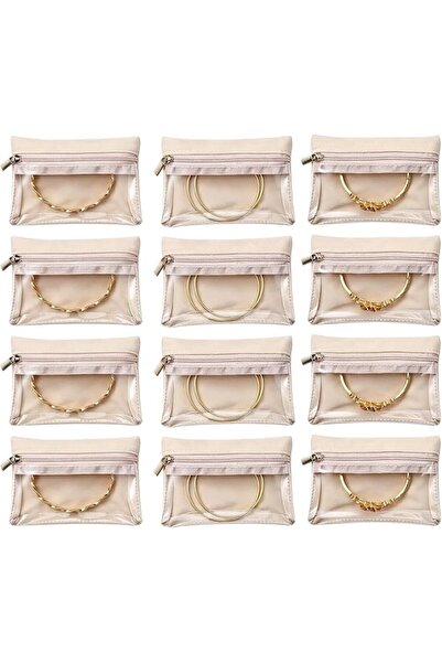 Generic Jewelry Storage Bags Clear Dustproof Smooth Zipper Women