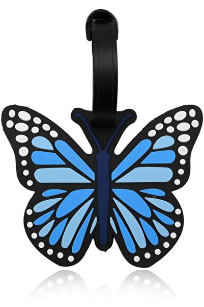 MXXGMYJ Butterfly Luggage Tags for Suitcases Animal Name Tags for Luggages La...