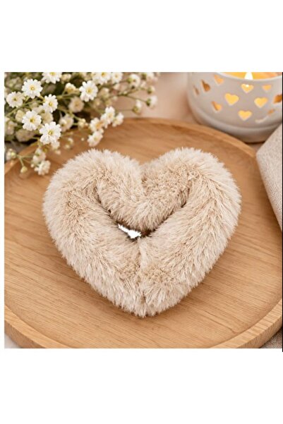 Vipfoni Plush Heart Shaped Clasp Buckle Soft Fluffy Buckle Soft Colors