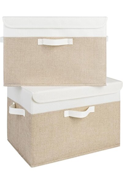 GENERAL Beautiful Design Clothing Storage Boxes with Fabric Covers Foldable S...
