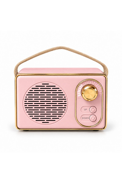 ARVALE Retro Tasarımlı Kablosuz Bluetooth Hoparlör – USB, Type-C, TF Kart ve ...