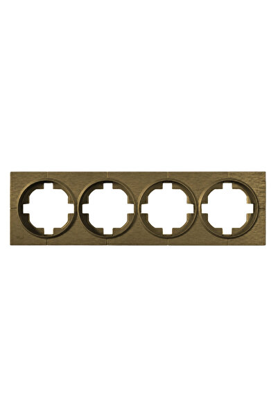 OVİVO Wog |   Nirvana Antique Gold Quadruple Frame