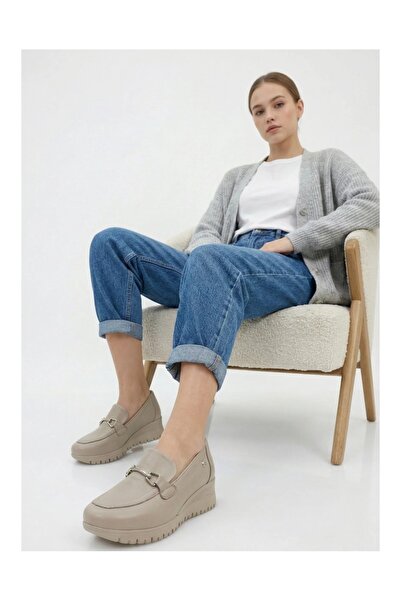 Mammamia 3470 silver genuine leather shoes