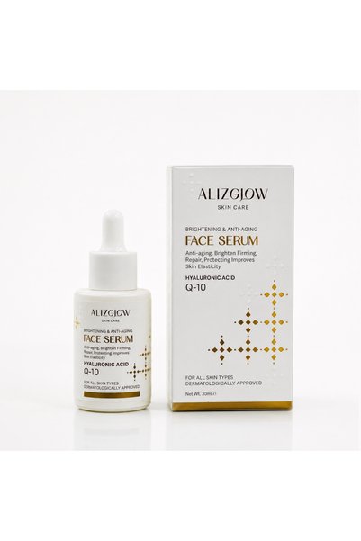 Alizglow Hyaluronic Acid + CoQ10 Face Serum | 30 ML