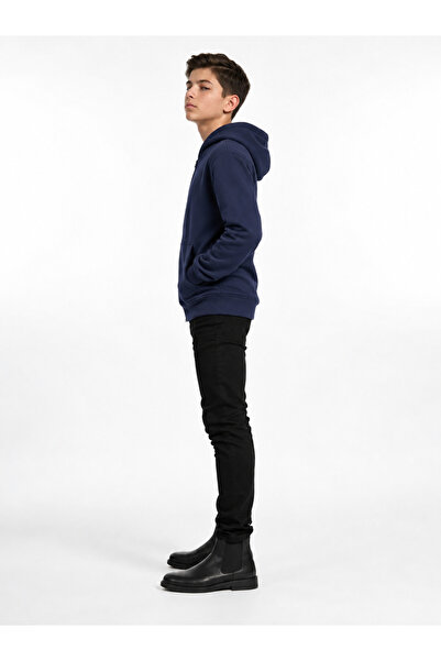 HAI COLLECTİON Erkek Çocuk 3 İplik Kapüşonlu Hırka – Fermuarlı Cepli Günlük Sweatshirt