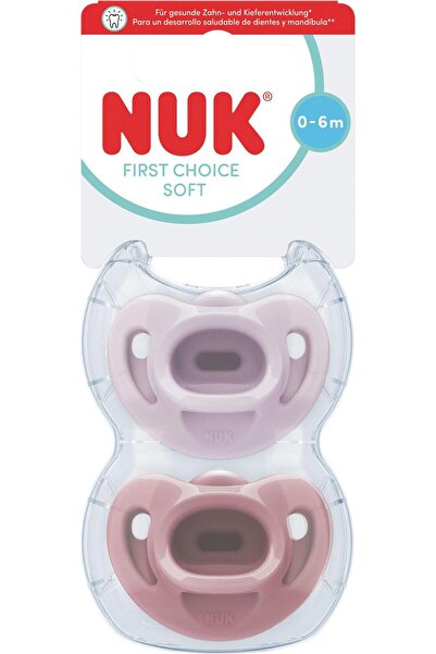Nuk First Choice Soft 100% Silicone Pacifier Set of 2