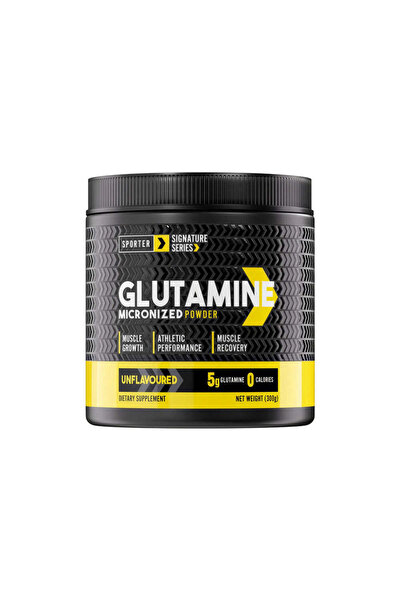 Sporter Signature Series Glutamine Micronized Powder, Unflavored, 300 g