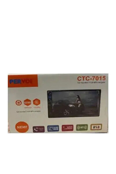 PERVOİ Ηχοσύστημα Αυτοκινήτου 2 DIN (Bluetooth/USB/WiFi/GPS/Apple-Carplay/And...