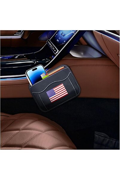 GENERAL Smilefly Car Seat Side Pocket Organizer Made of Pu Leather for Cell P...