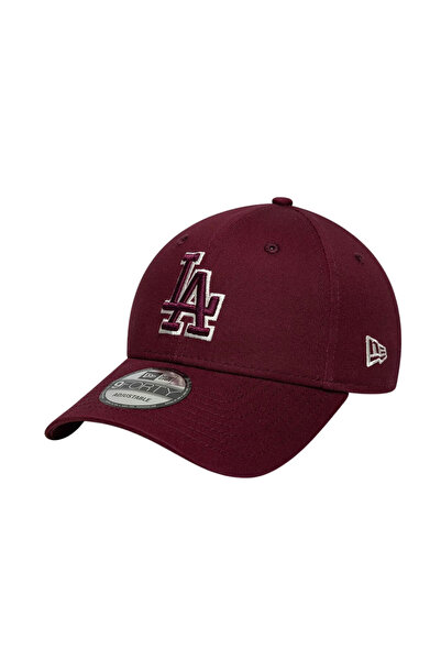 NEW ERA MLB LA DODGERS ΟΜΑΔΑ OUTLINE 9FORTY ADJ CAP ΣΚΟΥΡΟ ΚΟΚΚΙΝΟ