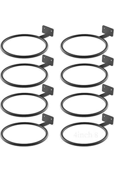 GENERAL Wall Flower Pot Holder Ring Plant Hanger, Metal Planter Hooks Wall Mo...