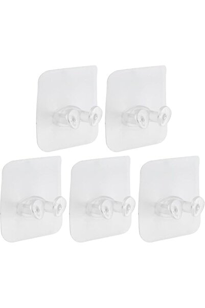 Syrisora 5pcs self adhesive holder with wall hanging hooks
