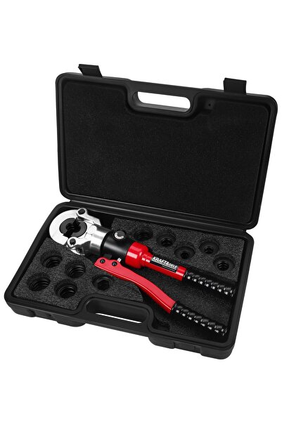 Kraft&dele Clește de sertizat țevi PEX AL PU 12T, 16-32mm, cap rotativ, 11 fălci TH U V, KD5678