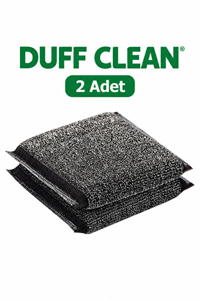DUFF CLEAN İnox Sihirli Bulaşık Süngeri 2 Adet – Çizmez Güçlü Temizlik Süngeri