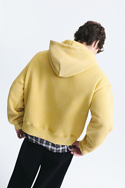 VAMOSCLO Boxy Fit Metal Clip Closure Sweatshirt