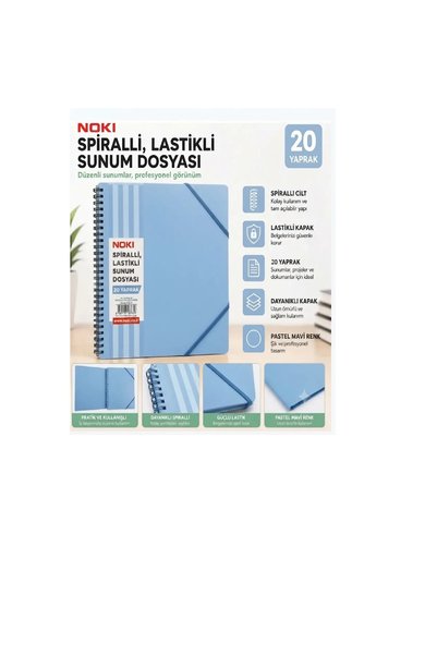 Noki Spiralli Sunum Dosyasi 20 Yap.pastel Mavi