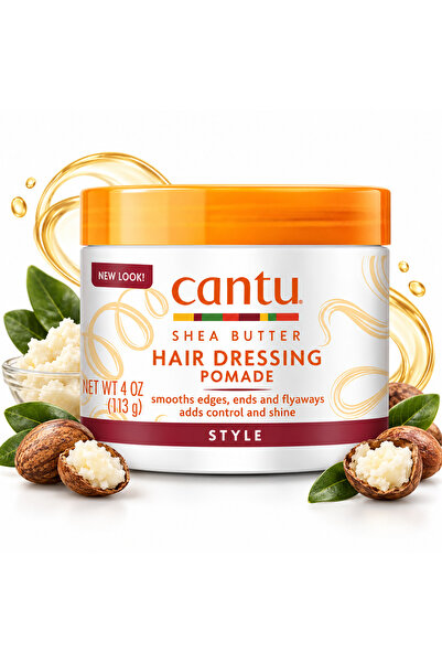 Cantu Hair Styling Pomade with Shea Butter Moisturizing Formula, 4 oz (113g)