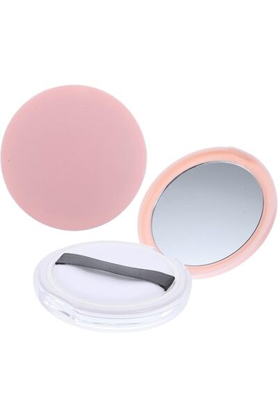 Housoutil 2pcs Portable Makeup Powder Container Lightweight Travel Loose Powd...