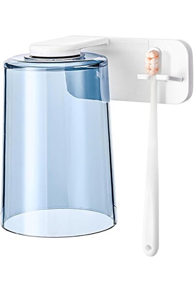 Generic Bathroom Cups Adhesive Magnetic Toothbrush Holder, Wall Mount