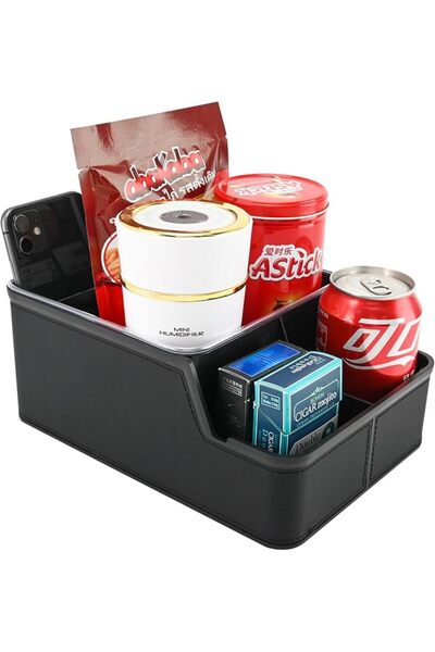GENERAL Car Storage Organizer Between Seats,Car Armrest Storage Box Back Seat...