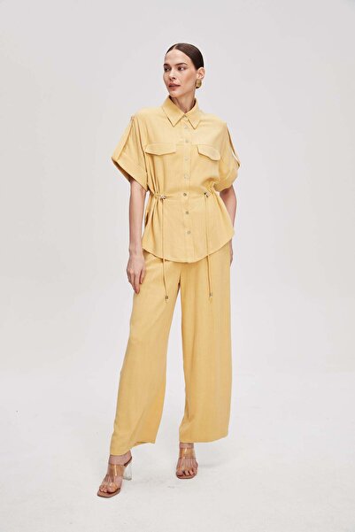Livia Women's Longline Plain Blouse