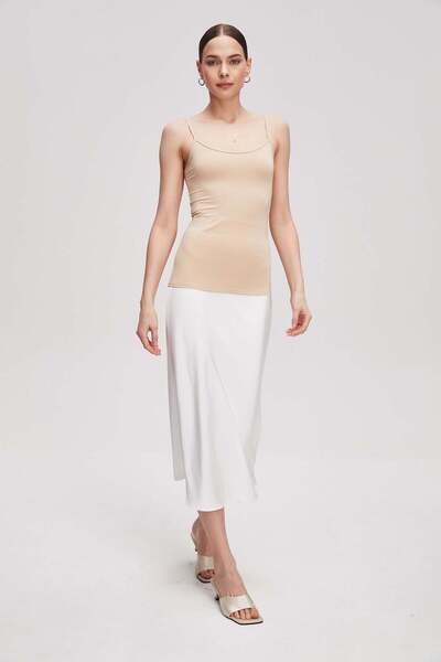 Livia Women's Plain Knit Strappy Top