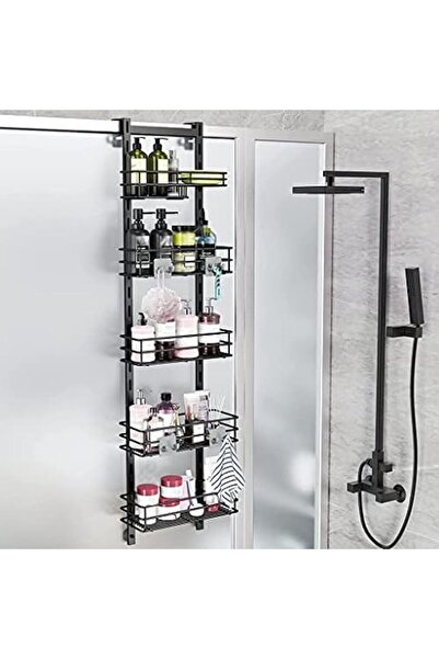 Generic Large Rustproof Over The Door Hanging Shower Caddy Organizer Rack wit...