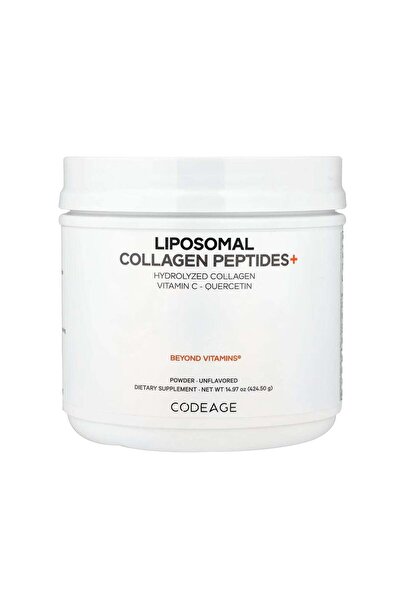 Codeage Liposomal Collagen Peptides+ Unflavored - 14.97 oz (424.5g)