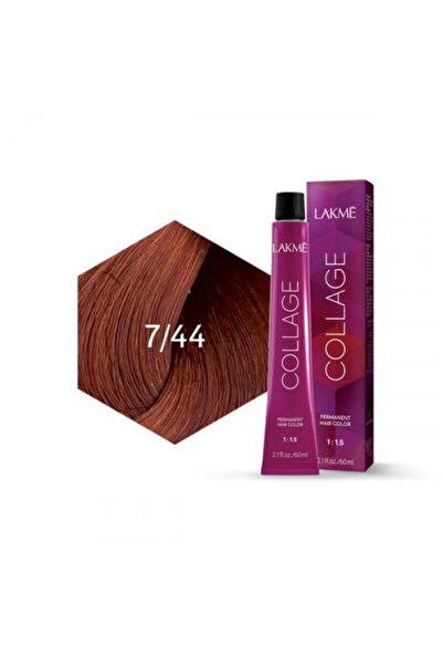Lakme Collage Medium Blonde Pure Copper Dye No. 7/44