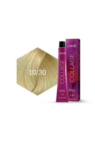 Lakme صبغة شعر كولاج بلاتينيوم أشقر ذهبي رقم 1 10/30