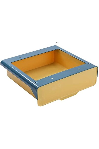 LAZATİK Organizer Box, Under Drawer Box Table Under Paste Plastic Kitchen Sto...