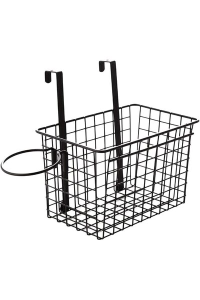 GENERAL Over Door Storage Basket Door Hanging Shower Caddy Bathroom Tidy Orga...