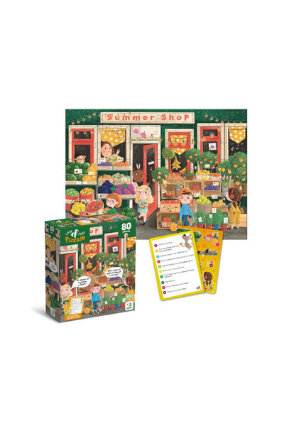 dodotoys Dodo Puzzle Καλοκαιρινές Λιχουδιές - Παζλ Εύρεσης με ερωτήσεις στα Γ...