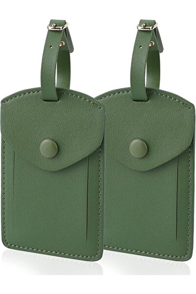 GENERAL Kevancho Leather Luggage Tags for Men Women, Suitcase Labels Baggage ...