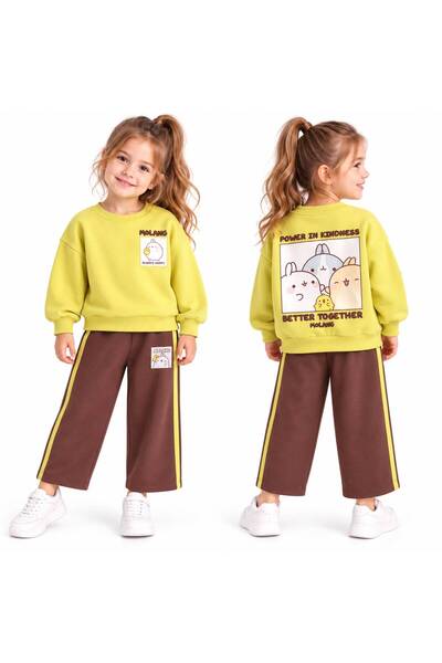 ninita kids Girl's Striped Tracksuit Set