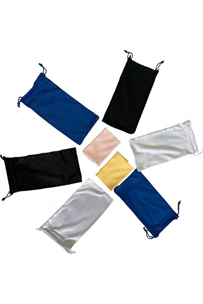 Focus Eye Fit 6 Pack Soft Carry Pouch Storage Case Bag For Sunglasses, Eyegla...