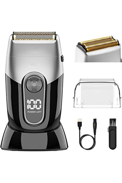 Arabest Electric Razor for Men,3-Blade Mesh Shaver with Charging Base,IPX6 Wa...