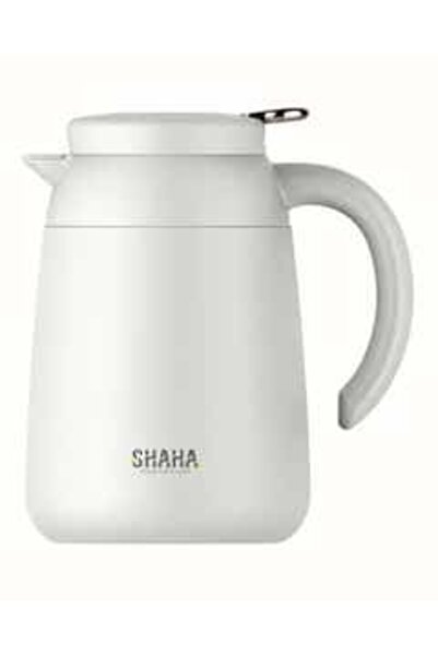 SHAHA قارورة فراغية من الفولاذ المقاوم للصدأ سعة 1 لتر 311115112 (كريمي)