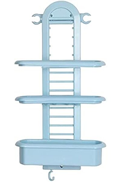 Generic XYWHPGV Adjustable Hanging Shower Caddies,Plastic Bathroom Storage Sh...