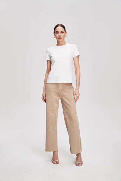Livia Women's Plain Half-Sleeve Top