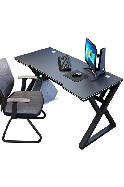 Arabest Gaming Table with Carbon Fiber Finish,Large Computer Desk for Home Of...